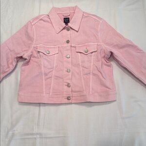 GAP Women's Pink Denim Jacket